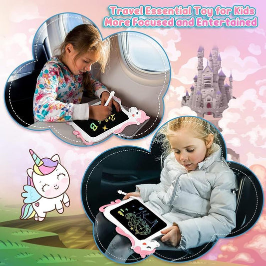 10-Inch Unicorn LCD Drawing Tablet for Kids - Perfect Gifts for Girls Age 2-6
